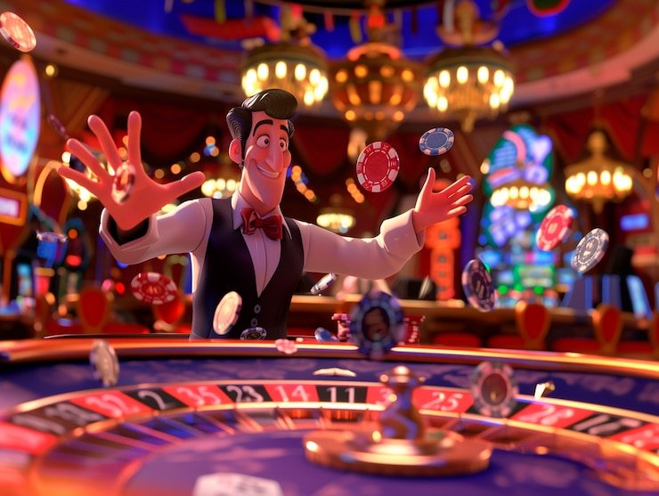 Antarmuka Playtech di aplikasi Android threesixty menampilkan koleksi slot dan permainan live-dealer